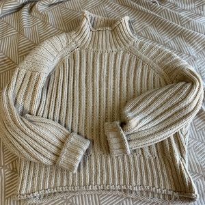 H&M cream oversized sweater